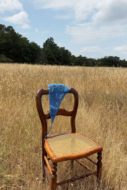 Crochet Bandana Aenna - blue